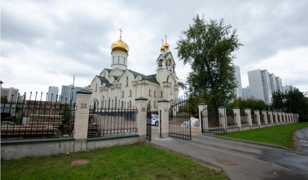 На западе столицы ведется строительство храма в честь преподобного Андрея Рублева