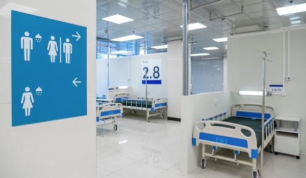 Собянин открыл резервный коронавирусный госпиталь в АТЦ «Москва»