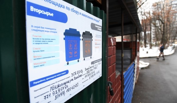 Более 600 тыс. тонн вторсырья для переработки собрали в Москве за девять месяцев