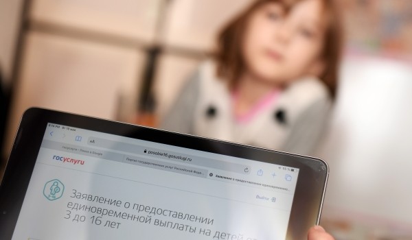 За первые два часа более 100 тыс. заявлений подано через портал госуслуг на новую выплату на детей