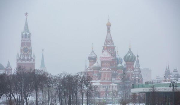 Снегопад в Москве