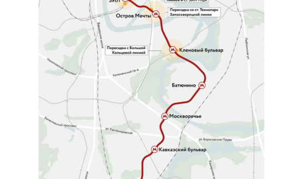 Бирюлевская линия метро улучшит транспортную доступность для более 700 тысяч москвичей