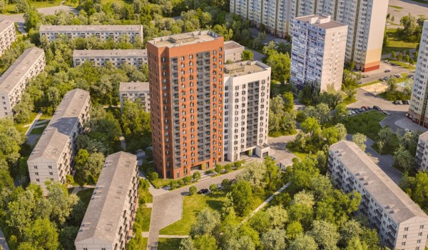 Восемь жилых домов строят по программе реновации в районе Зюзино