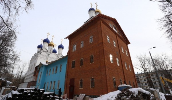 Завершение работ по храму в честь Казанской иконы Божией Матери в Измайлово намечено на конец текущего года