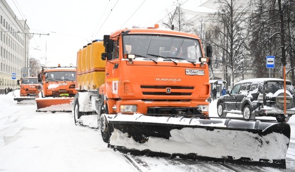 От снега в столице очищено порядка 65% дорог