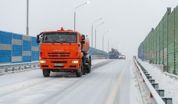 Въезд на МКАД транзитных грузовиков массой более 12 тонн ограничен до 9:00 22 февраля