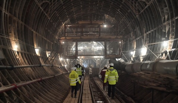 Монтаж ТПМК начали для строительства первого тоннеля Рублево-Архангельской линии метро