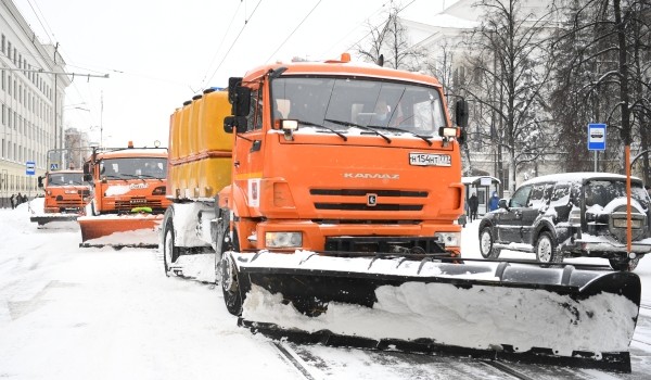 В столице начали работу порядка 60 снегосплавных пунктов