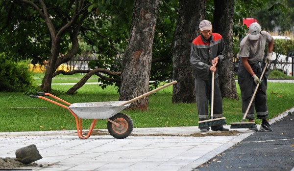 В парке «Кусково» началась инженерная подготовка территории перед мероприятиями по реабилитации