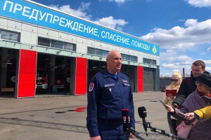 Пресс-тур на объекты пожарной охраны в ТиНАО: пожарное депо "Вороново"