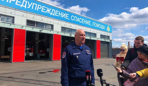 Пресс-тур на объекты пожарной охраны в ТиНАО: пожарное депо "Вороново"