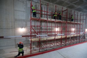 Монолитные работы на станции «Пыхтино» выполнены на три четверти