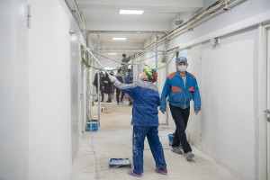 Детско-взрослая поликлиника в Дмитровском районе готова на 65 процентов