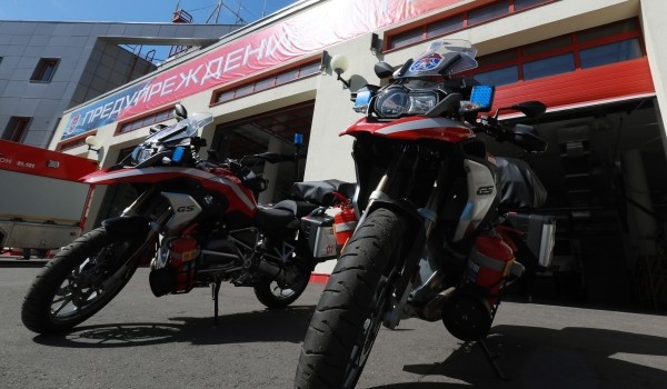 Департамент ГОЧСиПБ: Более 20 мотоциклов  есть в распоряжении пожарных Москвы