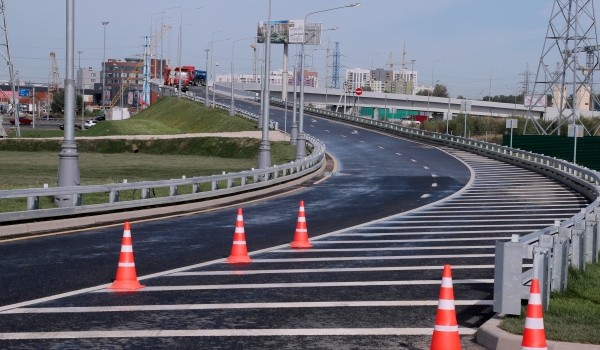 Более 15 километров дорог построят при реконструкции развязки МКАД с улицами Верхние Поля и Капотня