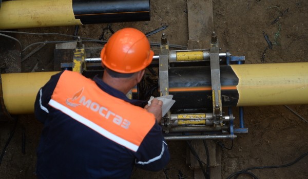 Реконструкция 1,5 км газопровода завершена в Марфино