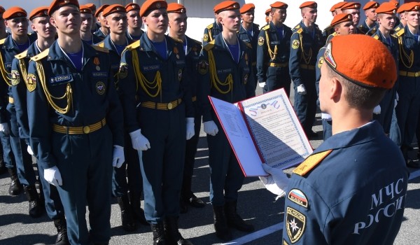 На ВДНХ состоится торжественное принятие Присяги курсантами Академии ГПС МЧС России