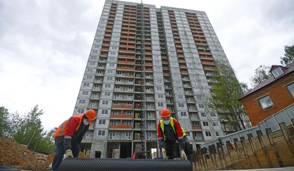 Строительство двух корпусов на 544 квартиры завершено в составе ЖК «Бусиновский парк» на севере Москвы