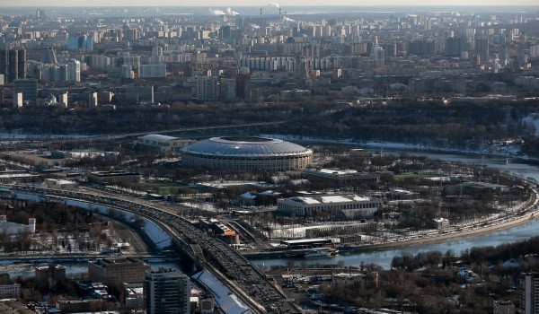 На территории «Лужников» строятся два павильона