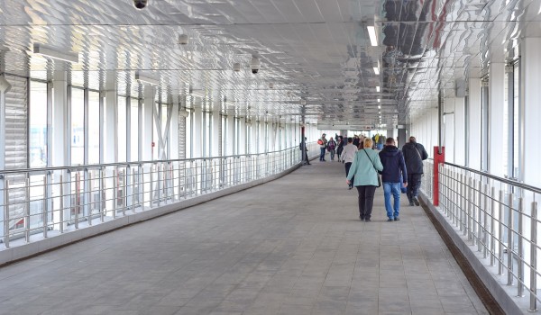 Надземный пешеходный переход построят между набережной Москвы-реки и Мневниковской поймой