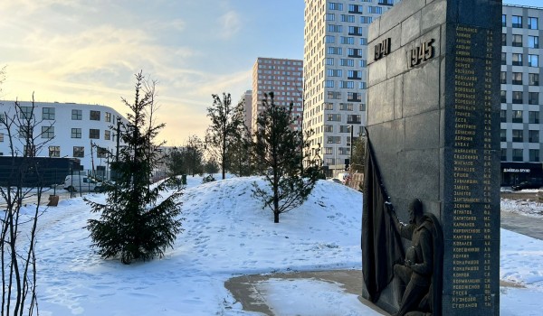 Анастасия Пятова: Завершено благоустройство бульвара с памятником героям ВОВ в ЖК «Кварталы 21/19»