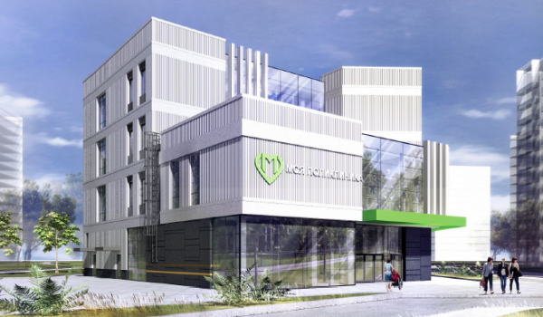 Офисное здание в Коптеве реконструируют под поликлинику