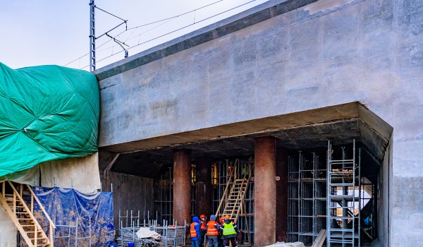 Бочкарёв: Завершается строительство путепровода на одном из южных участков МСД