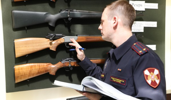 В Москве около 300 тыс. владельцев оружия состоят на учёте в Росгвардии