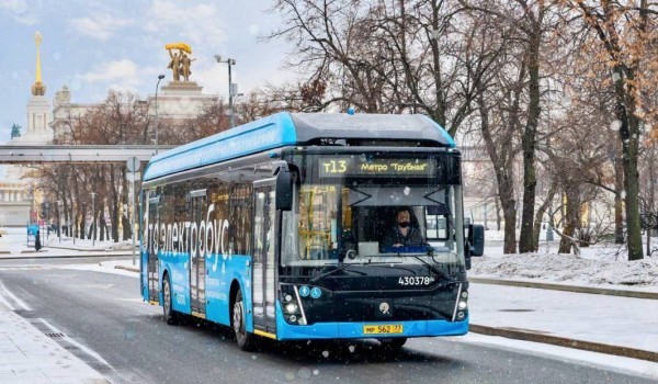 Пассажиропоток столичных электробусов зимой вырос на 29%