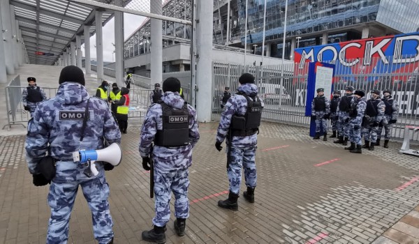 Росгвардия обеспечила безопасность на футбольных матчах 19 тура российской премьер-лиги