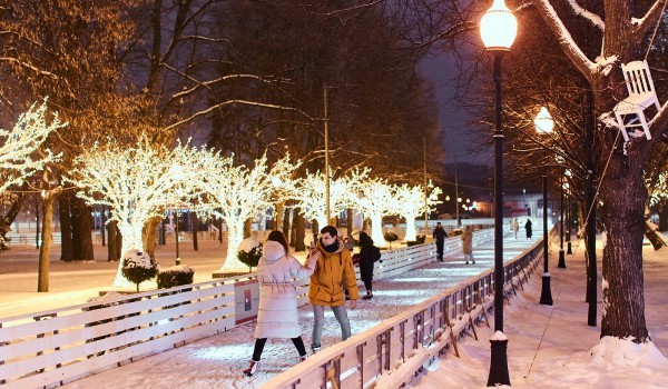 Более 21 млн человек посетили московские парки зимой