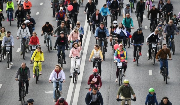 Весенний велофестиваль в Москве состоится 21 мая
