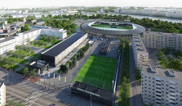 Сергей Лёвкин: В Даниловском районе продолжается реконструкция стадиона «Торпедо»