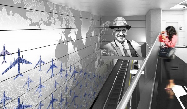 Бочкарёв: На платформе станции «Аэропорт Внуково» Солнцевской линии метро идет отделка колонн
