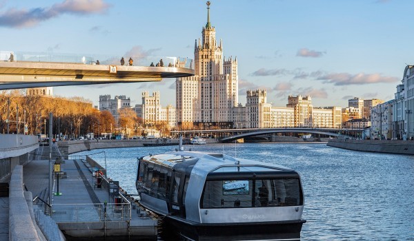 Еще одна партия электросудов для речных перевозок прибудет в Москву до конца следующей недели