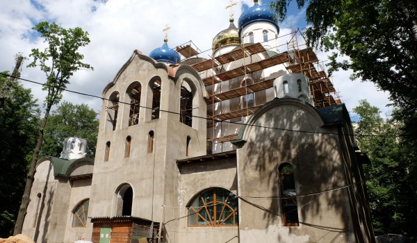 Строительство храма в честь Святителя Николая Мирликийского ведется в Щукине