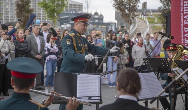 Концерт военного оркестра пройдет 24 июня в зоне отдыха «Красногвардейские пруды»