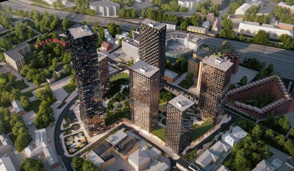 Монолит двух башен ЖК High Life в Даниловском районе завершен