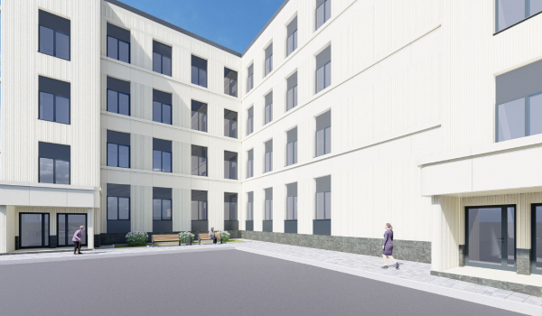 Поликлинику в Столбово оформят белоснежными панелями