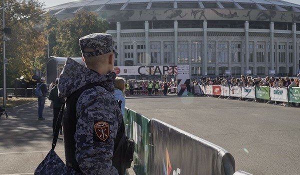 Росгвардия обеспечила безопасность при проведении Московского марафона