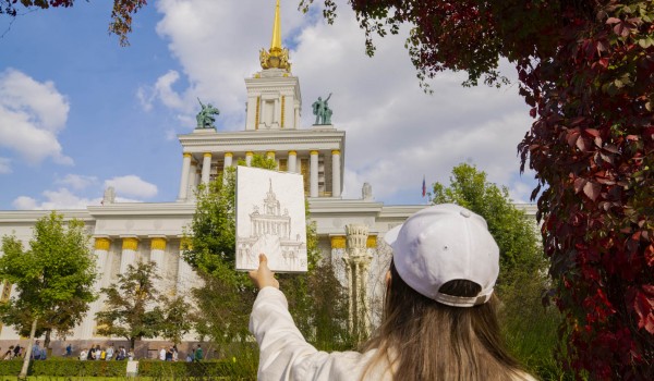 Пленэр «Культурное наследие Москвы» прошел на ВДНХ