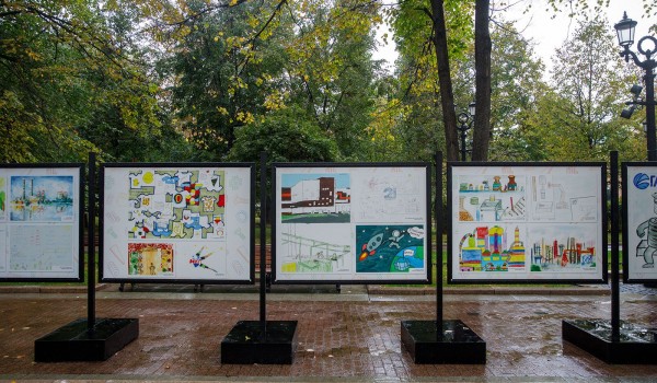 Выставка «Московская промышленность глазами детей» открылась на Страстном бульваре