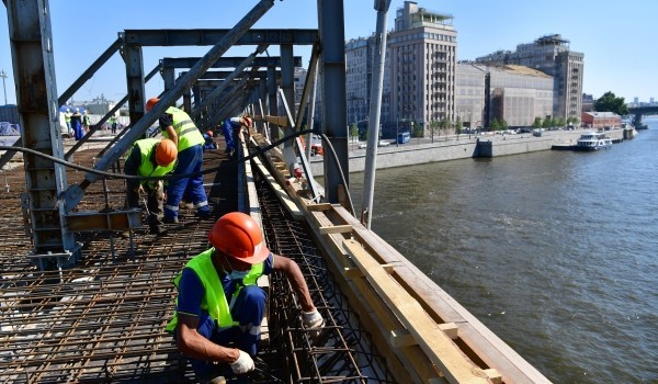 Стартовал капремонт 1-го Бауманского моста на востоке Москвы