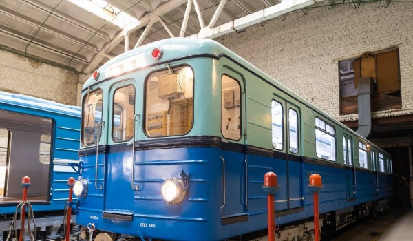 Метровагон типа «Еж3» установили в постоянной экспозиции Музея транспорта Москвы