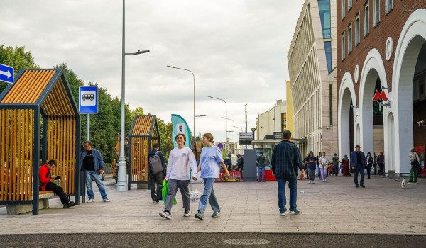 Столичные службы благоустроили два участка Цветного бульвара