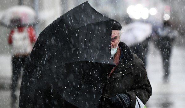 Дождь со снегом и до 4 градусов тепла ожидаются в Москве 13 ноября