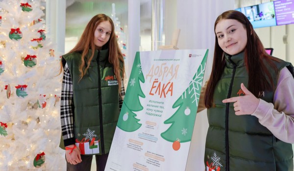 Собянин: Благотворительная акция «Добрая елка» продлится в Москве до 29 февраля