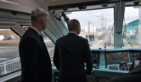 Путин анонсировал строительство высокоскоростной дороги для ж/д между Москвой и Санкт-Петербургом