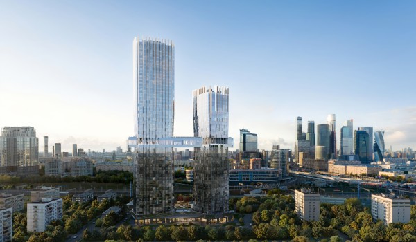Жилой небоскреб с мостом на уровне 22-го этажа построят на западе Москвы