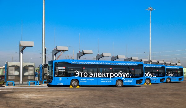 Собянин: Количество электробусов в Москве наращивается с каждым годом